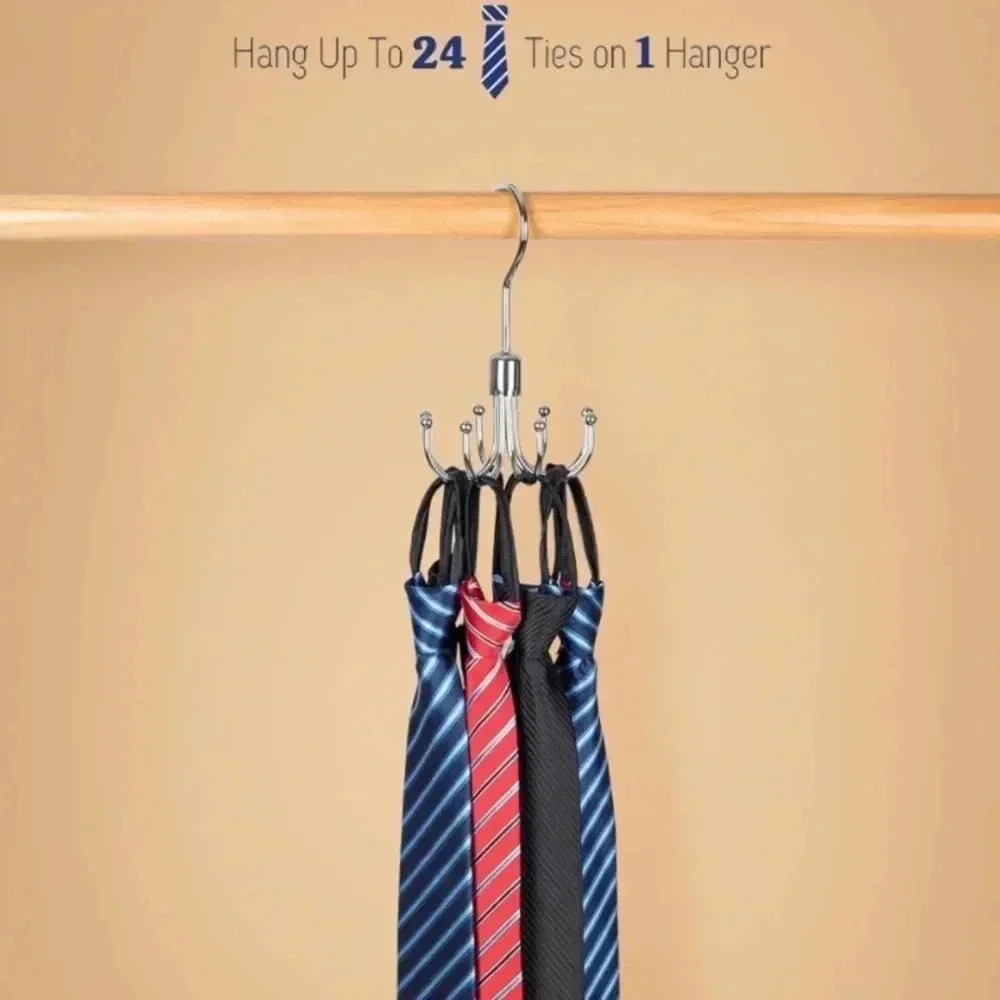 2 Pack Belt Hanger, Closet Organizer for Belt, Bra, Tank Top, Tie, Hats